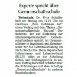 130710 LZ-Bericht Einladung Vortrag Gemeinschaftsschule